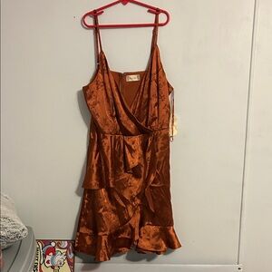 Altar'd State Rust Mini Dress